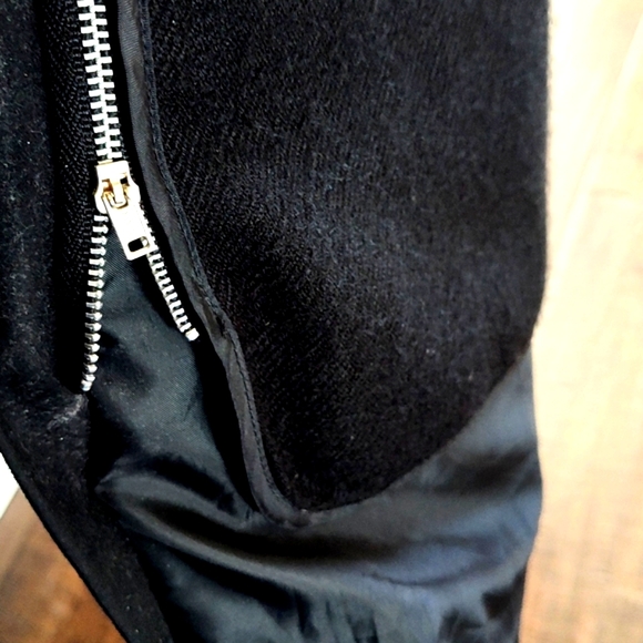 Ralph Lauren Black Single Breasted Trench Coat with Removable Wool Lining 42R - Picture 10 of 15